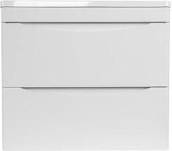 Style Line Тумба с раковиной Бергамо Мини 60 подвесная белая Люкс антискрейтч Plus – фотография-1